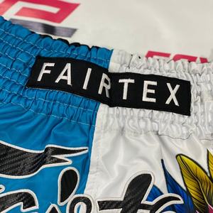 กางเกงมวยไทยแฟร์เท็กซ์แบบใหม่ พิมพ์ลายแบบซับลิเมชั่น รับสกรีนโลโก้ ชุดศิลปะการต่อสู้ ผ้าซาตินใส่สบายสำหรับฝึกซ้อม MMA - Product Image 5