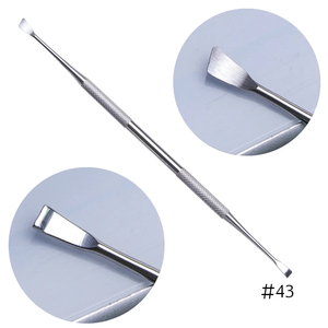 MORGANS INDUSTRIES Dual-End Stainless Steel Reusable Nail Pusher <b>Tool</b> #34 for Manicure & <b>Pedicure</b> with Double Head Design - Product Image 2