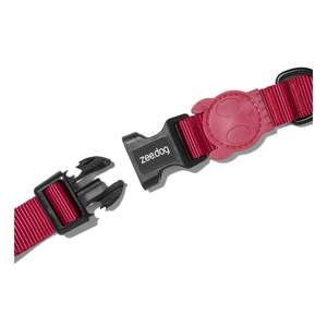 Luxury Bordeaux Leather <b>Pet</b> <b>Collar</b> Reflective Durable Waterproof Features Customizable Outdoor Training <b>Collar</b> Decorative Rivet - Product Image 2
