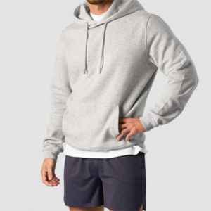 Pull Hoodies Hommes À Capuche Streetwear Surdimensionné Coton Lourd Hoodies Blanc Mixte Couleur Polyester Coton - Product Image 1