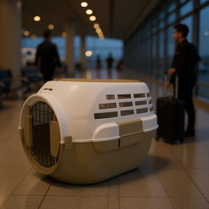 Transportadora de Mascotas para Perros, Aprobada por Aerolíneas, de Plástico Ventilado, Caja de Transporte para Mascotas, Venta al Por Mayor de Fábrica - Product Image 3