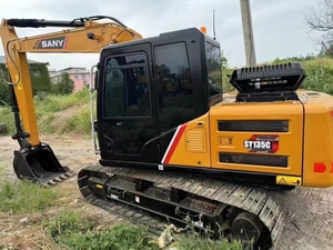 Performances supérieures d'excavatrice hydraulique de Sany SY135C utilisées par Offre Spéciale quelques heures utilisées avec l'engrenage de moteur de noyau et les composants de roulement - Product Image 2