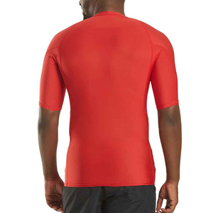 Vêtements de sport pour hommes Vêtements de gymnastique et MMA Rash Guard Crew Neck Half Sleeve Swimming Rash Guard With Sublimation Sleeve - Product Image 3