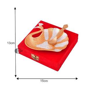 Cuenco decorativo de latón hecho a mano antiguo, Frutero de Metal elegante para mesa de comedor del hogar y acento decorativo - Product Image 4