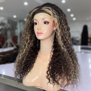 Perruques de couleur de surbrillance bouclée de haute qualité de vrais cheveux humains vietnamiens 2025 - Product Image 3