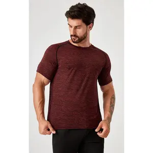 Camiseta seca atlética personalizada para hombre con mangas largas de compresión Sport Gym Skin Tight T-Shirts - Product Image 1