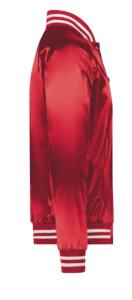 แจ็กเก็ตผ้าใบแนววินเทจสีแดงของผู้ชายสำหรับชิคาโกสำหรับบูลส์ปักลายพรางดีไซน์ปกตั้งมีซิปทรงหลวมสำหรับ - Product Image 5