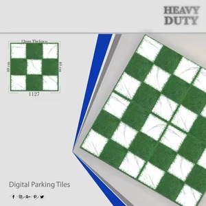 Azulejos de porcelana de estacionamiento al aire libre de cerámica esmaltada de 40x40cm duraderos diseño de cerámica decorativa de alta calidad resistente - Product Image 6