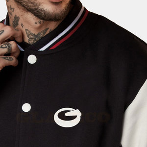 Chaqueta con letras de estilo callejero para hombre, chaqueta de talla grande con cuello levantado, venta al por mayor para uso en invierno al aire libre - Product Image 5