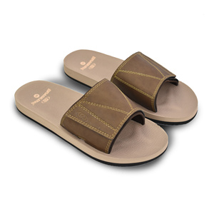Jay người đàn ông thoải mái của Flip Flops brasileras nâu cao su duy nhất đô thị/bãi biển/hồ bơi dép - Product Image 1