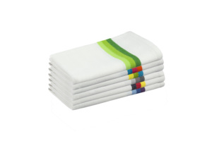 Toalla de cocina de secado rápido tejida con hueso de arenque de 100% algodón - Product Image 5