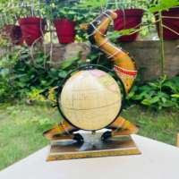 Globo de camello hecho a mano, pieza decorativa, arte Vintage, adorno de mesa coleccionable para decoración de hogar y oficina, escritorio de regalo