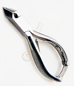 Cortaúñas profesional de acero inoxidable en forma de media luna resistente para uso en Podología de uñas encarnadas en dedos y dedos de los pies - Product Image 1