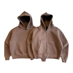 OEM Service <b>Men's</b> Unisex Loose Plain Solid Blank Cotton Polyester Hoodie Dongguan Printed Fleece - Product Image 1