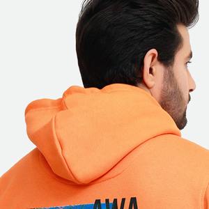 เสื้อฮู้ดผ้าฝ้ายหนาสำหรับผู้ชายเสื้อฮู้ดโอเวอร์ไซส์พิมพ์ลายแบบสวมหัวสุดหรู - Product Image 4