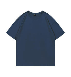 เสื้อยืดคอกลมสำหรับผู้ชายเสื้อยืดผ้าฝ้ายขนาดใหญ่แบบสตรีทแวร์ออกแบบได้ตามต้องการ - Product Image 5