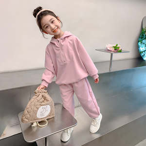 Sweat à capuche uni blanc pull sweat polaire enfants bébé garçon vêtements filles sweats à capuche enfants survêtements thermiques 100% coton - Product Image 5