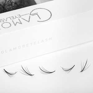 Promade ventilateurs lâches mélanger 3 longueur 750 ventilateurs 5D/7D/9D ventilateur facile extensions de cils artistes OEM/ODM marque personnalisée professionnelle Noir - Product Image 6