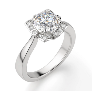 แหวนหมั้นเพชรโมอิสหินสามเม็ดสำหรับผู้หญิงดีไซน์ใหม่ตัดเจ้าหญิงเงินสเตอร์ลิงมีสไตล์งานแต่งงานงานวันครบรอบ - Product Image 2