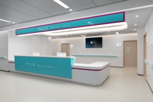 Bàn tiếp tân bệnh viện bàn tiếp tân y tế phòng khám y tá trạm tiếp tân thiết kế tùy chỉnh - Product Image 2