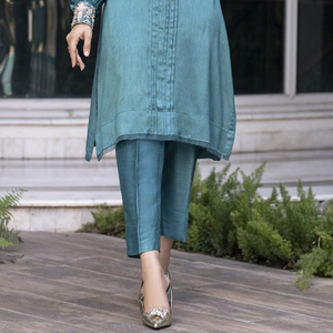 Pelouse imprimée à manches longues et coton Salwar Kameez avec Dupatta Top Fashion Designer Robe d'été Costumes de pelouse - Product Image 4