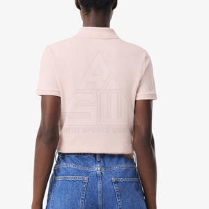 Servicio OEM de Ropa Juvenil, Camiseta Casual de Punto Transpirable para Mujer, de Alta Calidad, Ecológica, de Manga Corta - Product Image 3