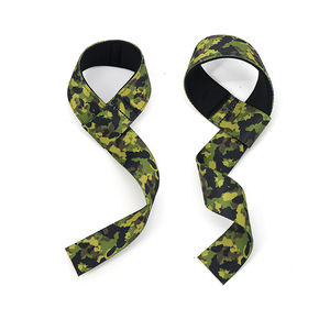 Correas de levantamiento de pesas con relleno de neopreno Muñequeras de levantamiento para levantamiento de pesas Gimnasio Hombres - Product Image 3