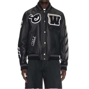 Veste de baseball universitaire pour hommes, personnalisée, vintage, d'hiver, pour l'école, le collège, logo personnalisé, séchage rapide, classique, veste universitaire - Product Image 6