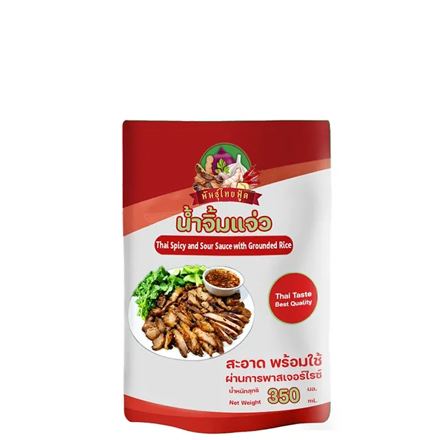 Salsa piccante e acida tailandese con riso macinato 350ml da ingredienti di alta qualità stagione 2023 dalla thailandia Premium Grade