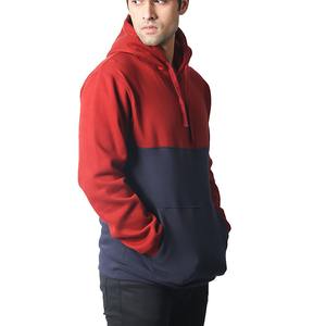Sudadera con Capucha de Diseño Único y Alta Calidad para Hombre, Bloques de Color, Felpa Gruesa de Algodón/Poliéster, Ecológica, Corte Holgado, Bolsillo Tipo Canguro - Product Image 2