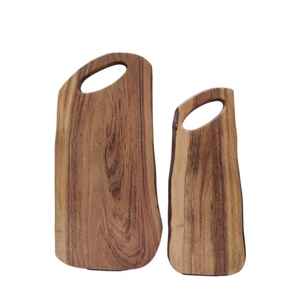 Nouvelle grande planche à découper en bois d'acacia et résine nouvelle tendance planche à fromage en bois naturel élégante conception durable populaire en amérique - Product Image 3