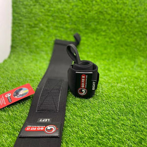 Sangles de poignet en néoprène pour le levage, antidérapantes, entraînements de force, soulevé de terre, surface rembourrée, élastiques, forme 8 - Product Image 1