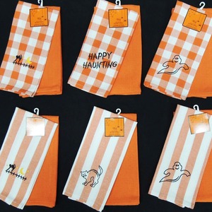 Personalizado al por mayor toalla de cocina Diseño tela marca regalo 100% algodón embalaje logotipo bordado a granel fabricante - Product Image 3