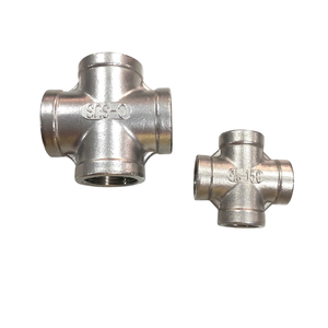 Accesorios de tubería cruzada de 4 vías de acero inoxidable personalizados de alta especificación superficie lisa OEM/ODM para varias industrias - Product Image 3