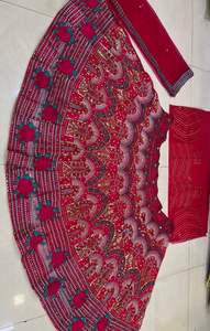 Elegante hilo de bordar con lentejuelas Lehenga con Cancan & Canvas Patta ropa India paquistaní Lehenga Choli para mujer - Product Image 4