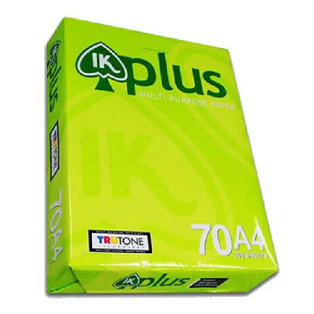 IK Plus kertas salinan diskon besar A4 80 75 70 gsm/ 80 Gsm premium IK Plus kertas bubur kayu serbaguna