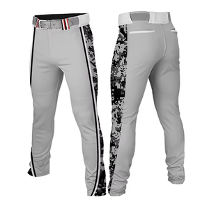 Pantalones de béisbol de camuflaje personalizados para hombres y mujeres, uniforme de entrenamiento de equipo de Club escolar para niños con logotipo, nombre, logotipo, pantalones deportivos al aire libre - Product Image 6