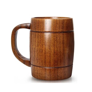 ArtisanVibe Classic Everyday Use Eco-Friendly Wooden <b>Mug</b> Hand Carved with Natural Look <b>Reusable</b> Drinkware - Product Image 2
