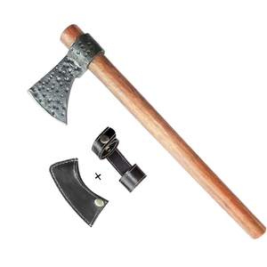 Handmade Customizable Industrial Grade <b>Viking</b> <b>Axe</b> Hatchet with High Carbon Steel <b>Axe</b> Head and Wood Handle 3-Year Warranty - Product Image 2