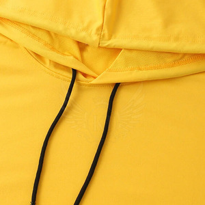 เสื้อมีฮู้ดของผู้ชายสีทึบกำหนดเองได้เสื้อฮู้ดแบบสวมหัวมีฮู้ดแบบลำลองสำหรับผู้ชาย2024 - Product Image 4