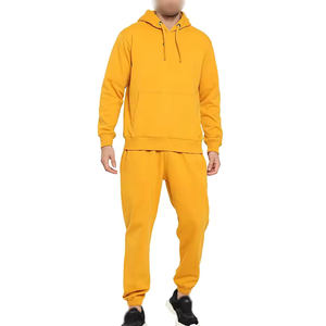 Nouveau design Survêtement de sport d'hiver 100% coton grande taille pour hommes-Ensemble de gymnastique en polaire personnalisable - Product Image 5