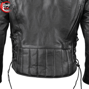 Veste de course en cuir blanc de haute qualité pour hommes Vêtements de sport de moto personnalisables Moto High Street - Product Image 6