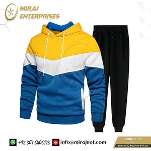 Vêtements d'extérieur à la mode d'automne meilleure qualité vente en gros OEM fournisseur survêtement personnalisé ensemble sweat à capuche pour hommes Streetwear ample - Product Image 6