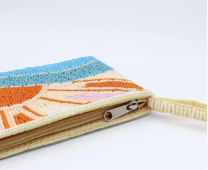 Pochette perlée avec fermeture éclair, sac de soirée fait main pour occasions formelles, style mariage - Product Image 4