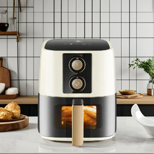 หม้อทอดไฟฟ้าอัจฉริยะไฟฟ้าระบบอัตโนมัติหลาย360สำหรับใช้ในครัวเรือนหม้อทอดไร้น้ำมันความจุมาก - Product Image 2