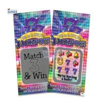 Cartes à gratter personnalisées écologiques en carton – Cartes promotionnelles de jeu à gratter de luxe avec logo personnalisé, finition brillante/mate, papier offset
