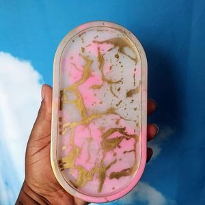 ถาดเสิร์ฟเรซิ่น น้ำหนักเบาและทนทาน สำหรับเสิร์ฟเค้ก น้ำผลไม้ และอาหาร เหมาะสำหรับใช้ในบ้านและโรงแรม - Product Image 1