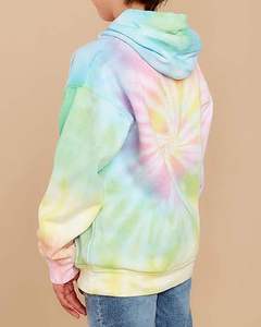 Sudaderas con capucha personalizadas Tie Dye para niños, ropa de invierno elegante, capucha, Jersey, capucha Vintage, transpirable, de algodón, con capucha para niños - Product Image 2