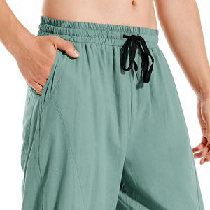 Confortable Long Cordon Tricoté Tissu Doux Poche Jogger Pantalons pour Hommes Plain Casual Coton Polyester Jogger Pantalons pour Hommes - Product Image 3