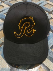 Black 6 Panel Snapback Cap Adjustable <b>Flat</b> Brim Custom Embroidery Logo Streetwear Casual Sports <b>Hat</b> - Product Image 1